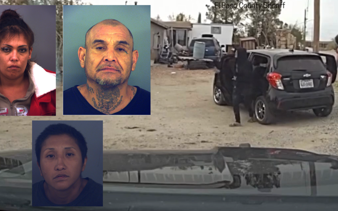 Arrestos en San Elizario: Capturan a Fugitivo y Dos Cómplices Tras Persecución