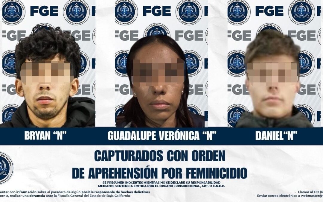 Feminicidio de Emilia Ortega: Detienen a tres sospechosos en Tijuana