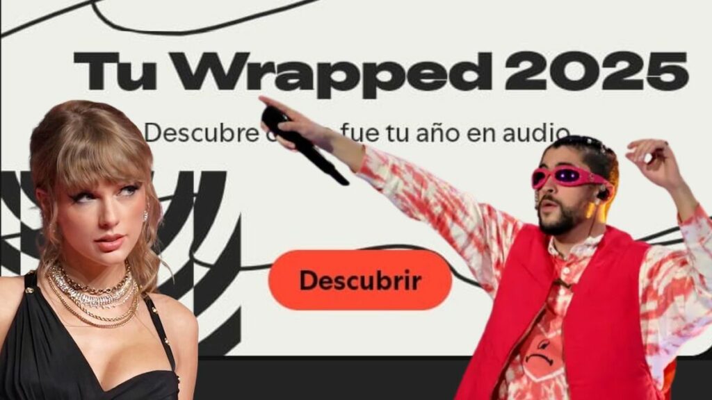 Bad Bunny Dominó el Spotify Wrapped 2025: Huntrix y Taylor Swift en el Top Global