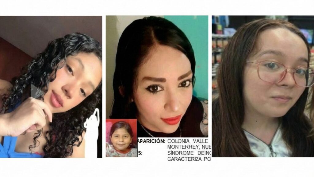 Desaparición de mujeres en Nuevo León: Urgente localización de tres desaparecidas, incluida una menor de 17 años