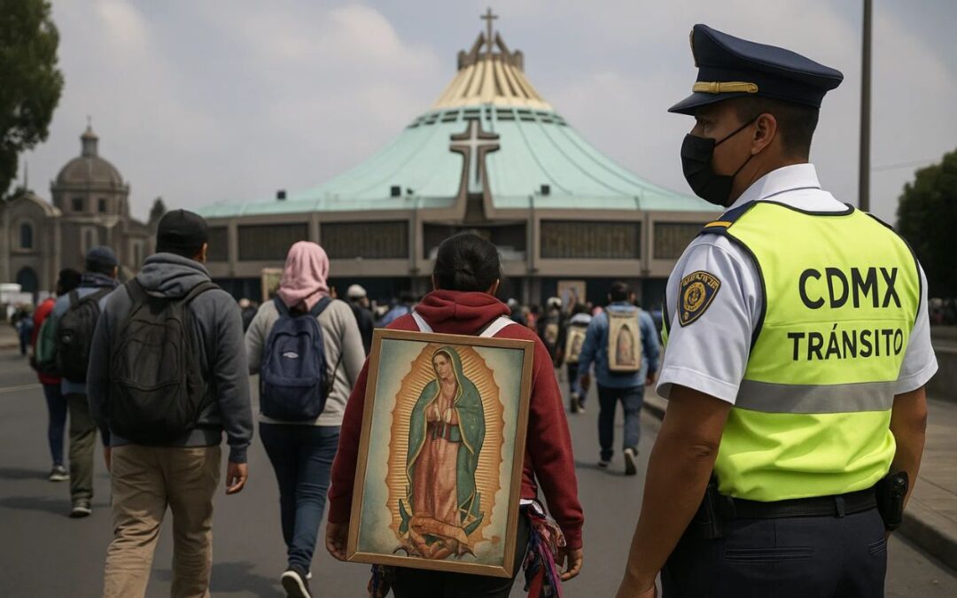 Cierre de Calles por Peregrinaciones a la Basílica de Guadalupe en CDMX 2023