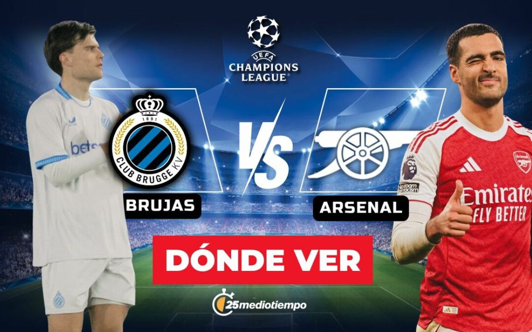 Brujas vs Arsenal: Sigue el Partido de la Champions League 2025 EN VIVO
