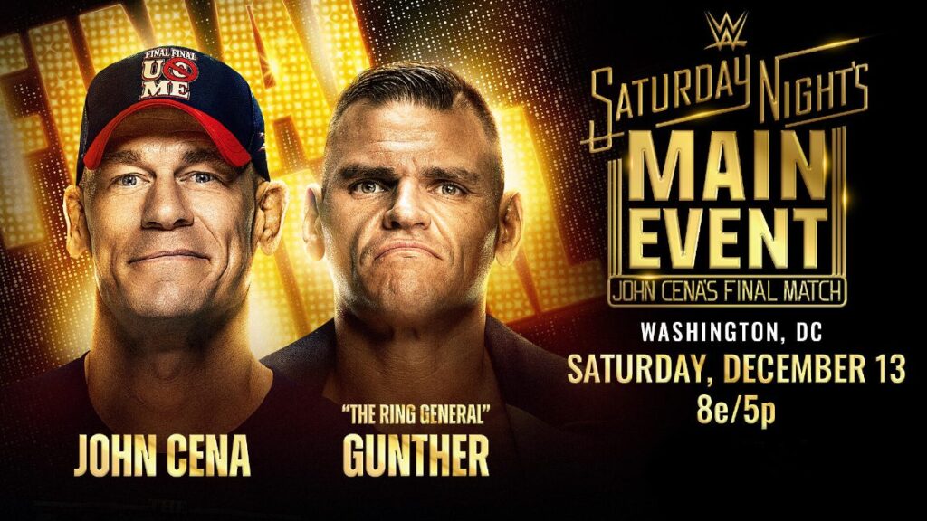 Gunther vs. John Cena: Descubre Cuándo y Dónde Será la Emocionante Lucha en Sacramento