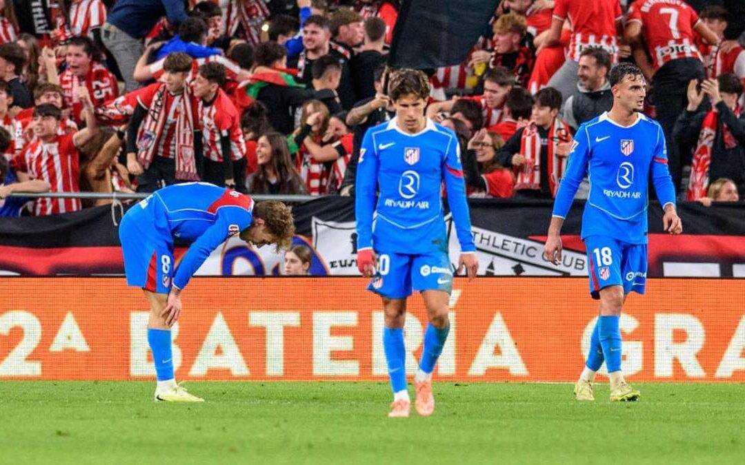 Crisis en el Atlético de Madrid: Caen ante el Athletic de Bilbao en LaLiga