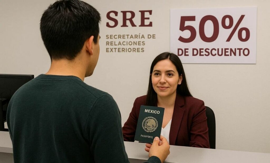 ¡Gran noticia! Descuento del 50% en pasaporte mexicano para 2026: conóce los detalles