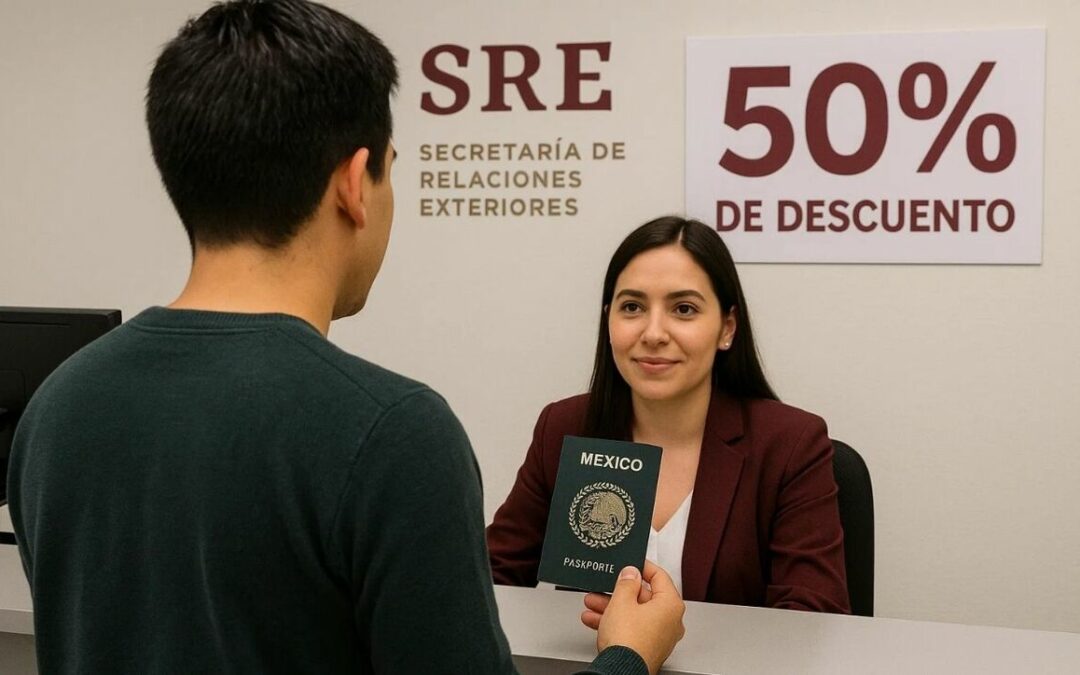 ¡Gran noticia! Descuento del 50% en pasaporte mexicano para 2026: conóce los detalles