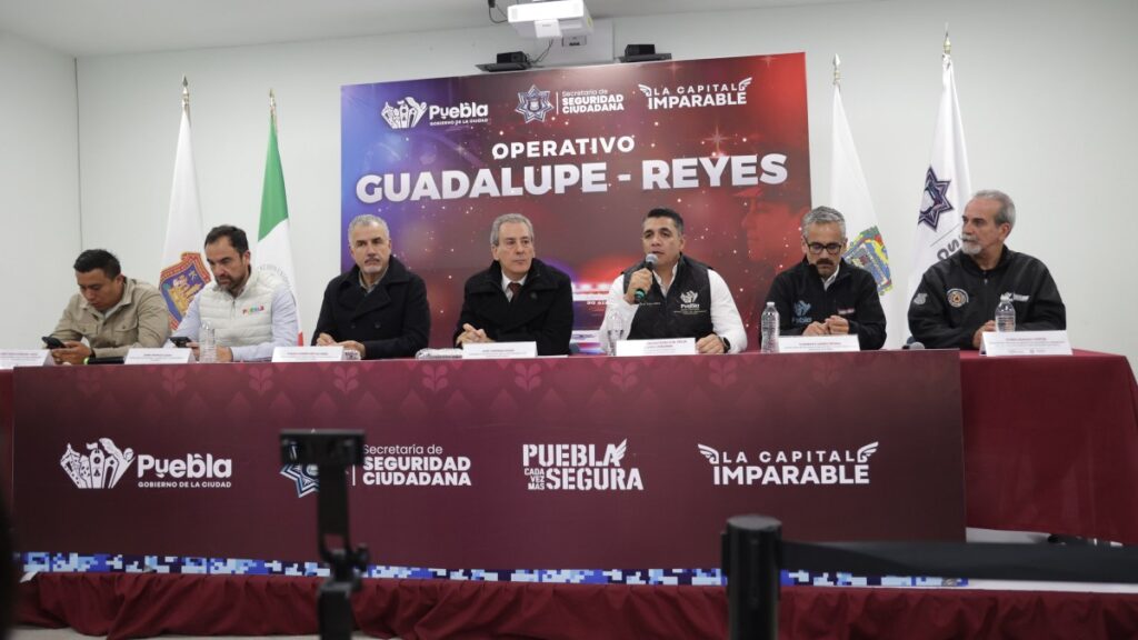 Puebla: 500 Elementos Implementan el Operativo Guadalupe-Reyes para Asegurar Fiestas Decembrinas