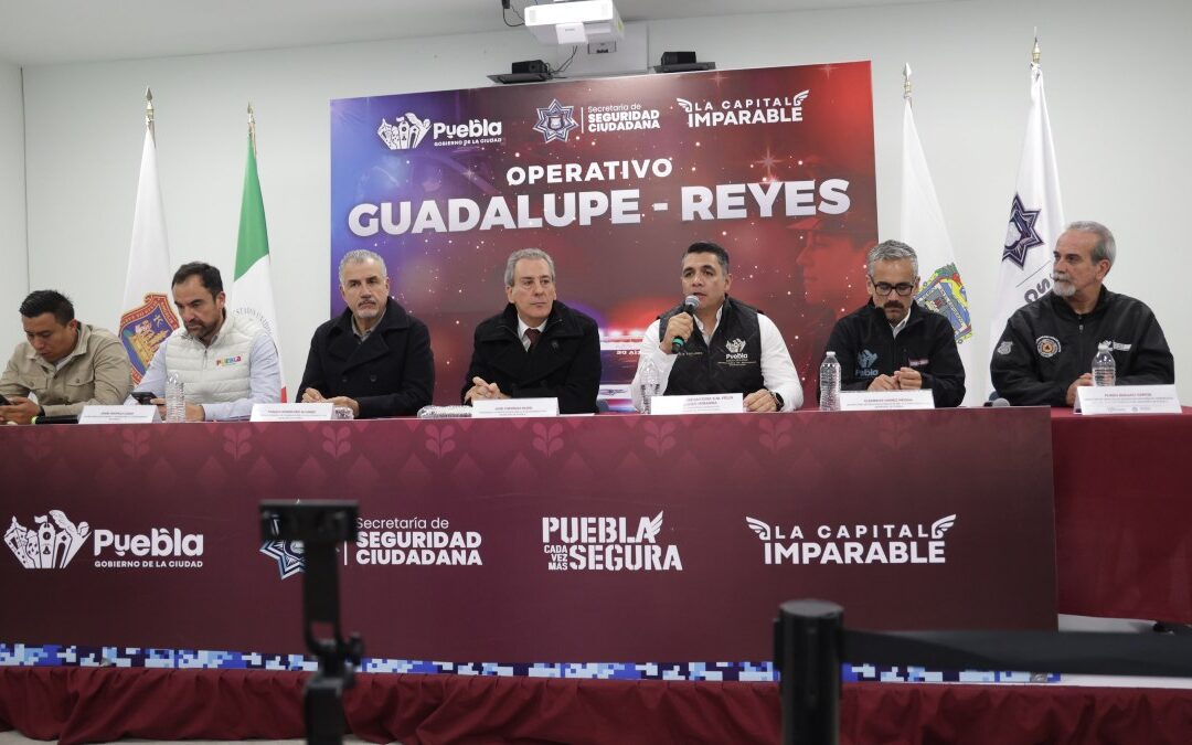 Puebla: 500 Elementos Implementan el Operativo Guadalupe-Reyes para Asegurar Fiestas Decembrinas