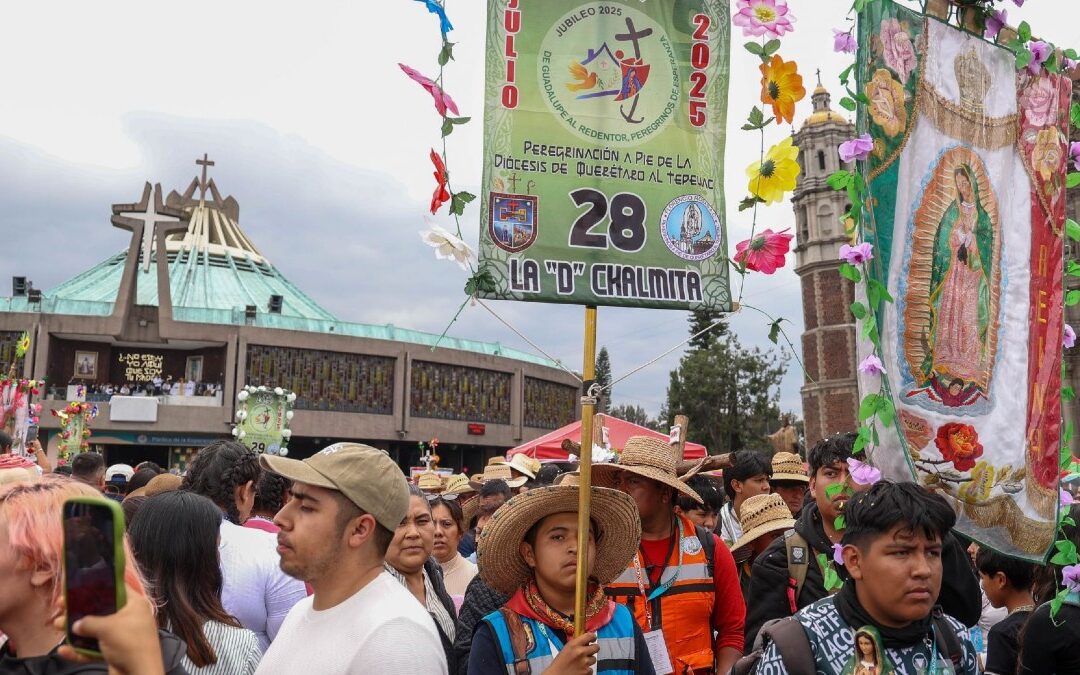 Cerraduras de calles por las peregrinaciones a la Basílica de Guadalupe en CdMx el 10 de diciembre