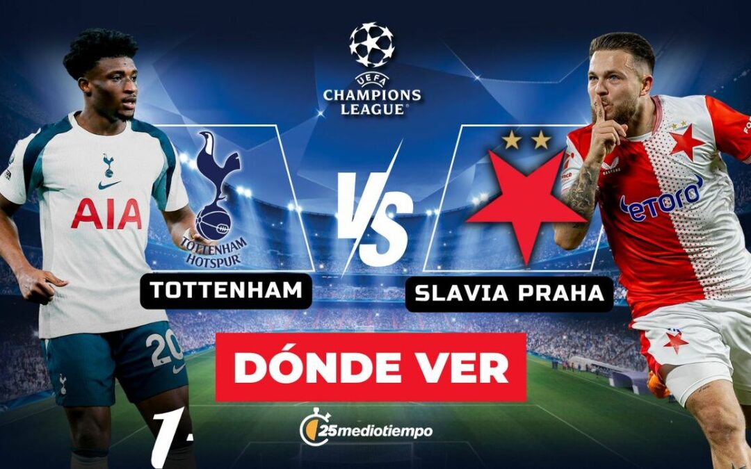 Tottenham vs. Slavia Praha: ¡Sigue el partido de la Champions League EN VIVO hoy!