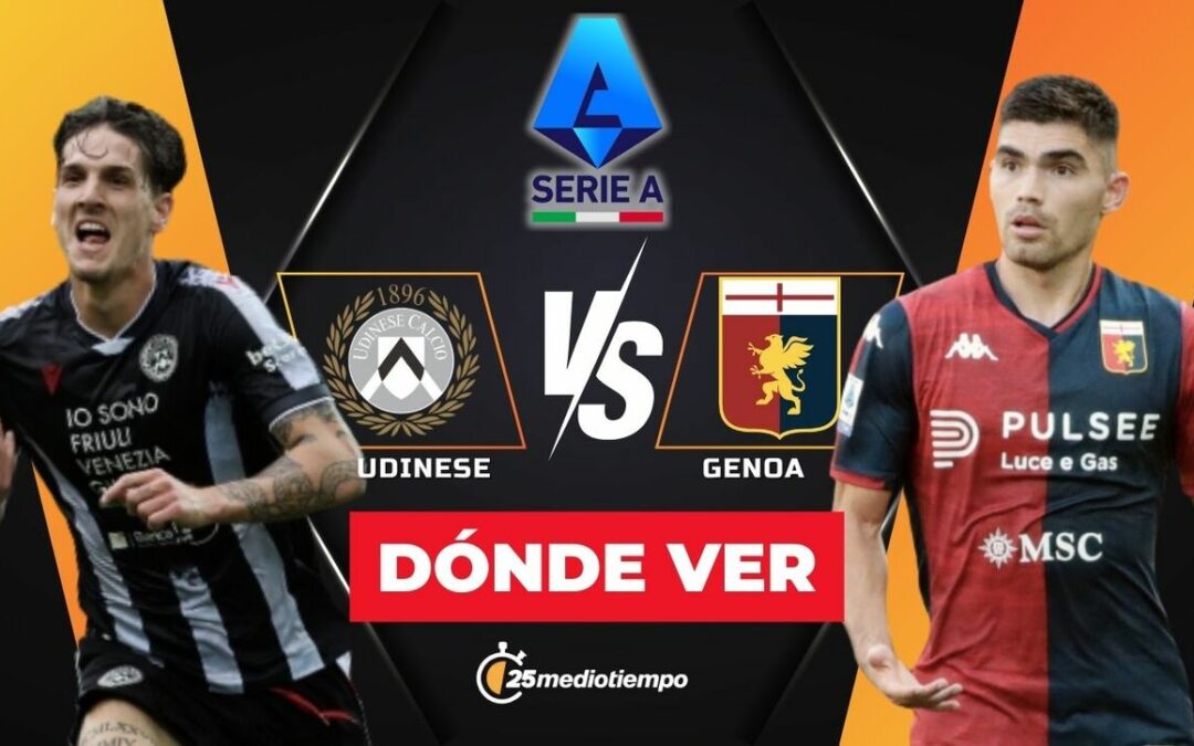 Udinese vs. Genoa EN VIVO: Horario y Dónde Ver el Partido de la Serie A 2025